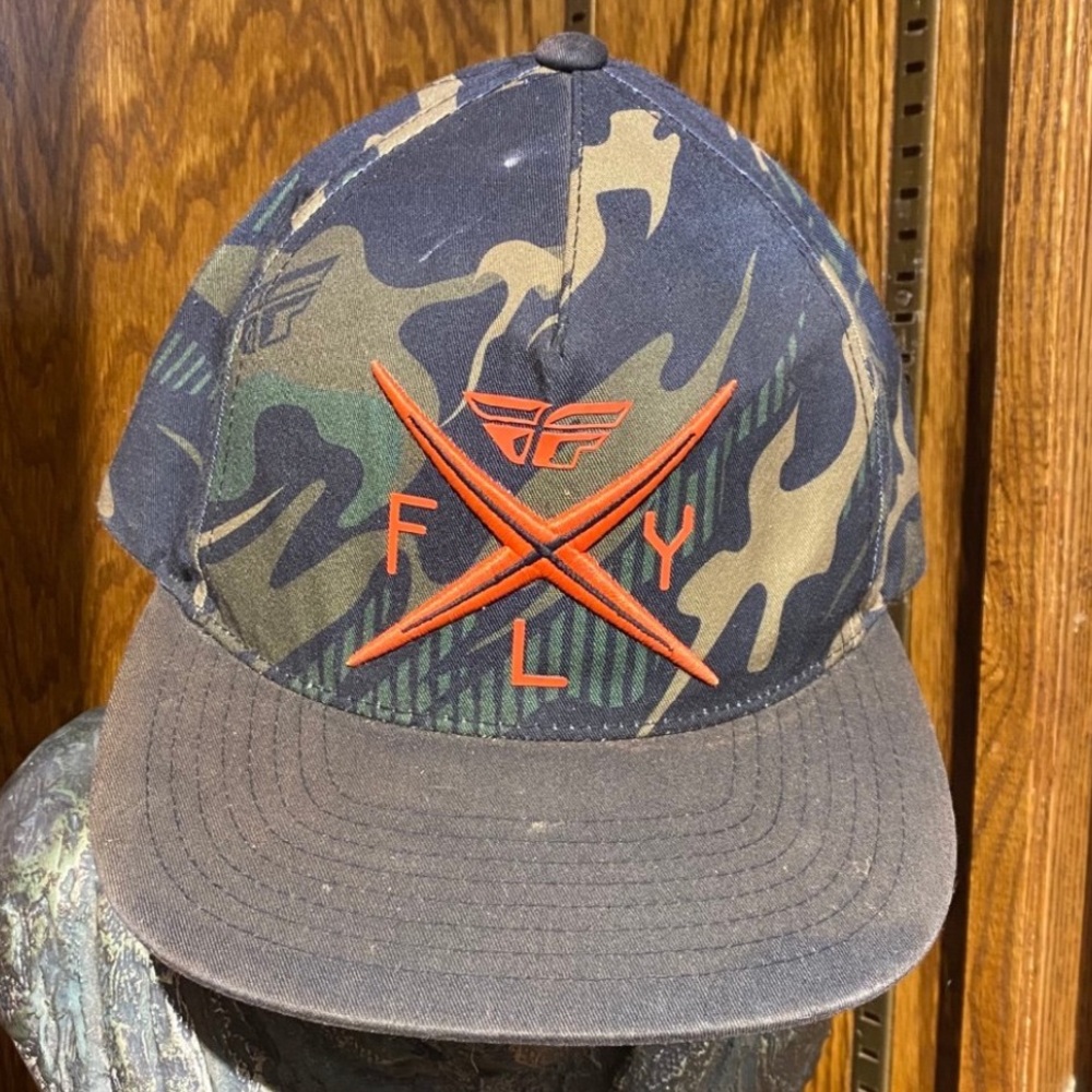 Fly racing camo SnapBack hat